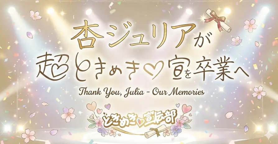 杏ジュリアが超ときめき♡宣伝部を卒業へ｜理由や今後の活動は？
